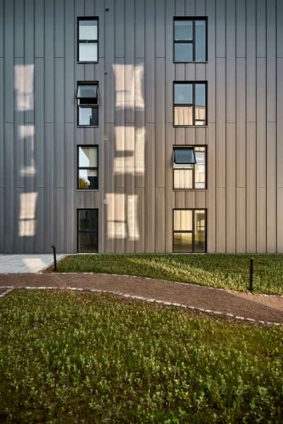 Amazing roof design using DS Nordic Click Seam, Udsigten - Vester Ringvej 45, 8600 Silkeborg